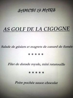 Portes Sologne Menu